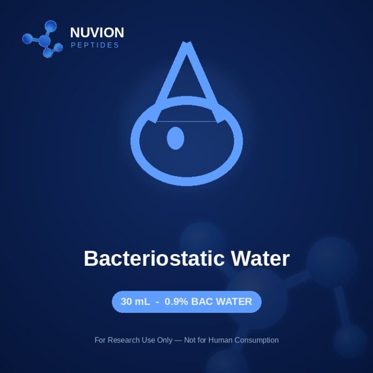 Bacteriostatic Water 30 mL — Nuvion Peptides