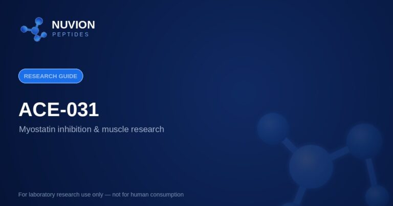 ACE-031 research guide — Nuvion Peptides