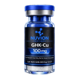 GHK-Cu 100mg copper peptide vial — Nuvion Peptides Canada
