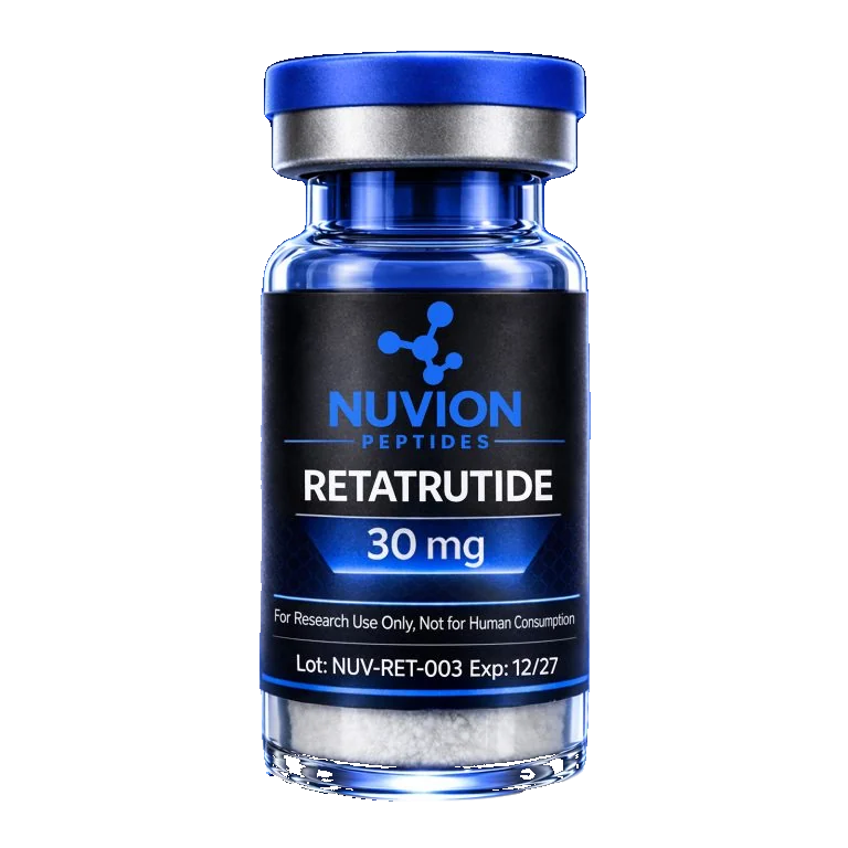 Retatrutide 30mg peptide vial — Nuvion Peptides Canada